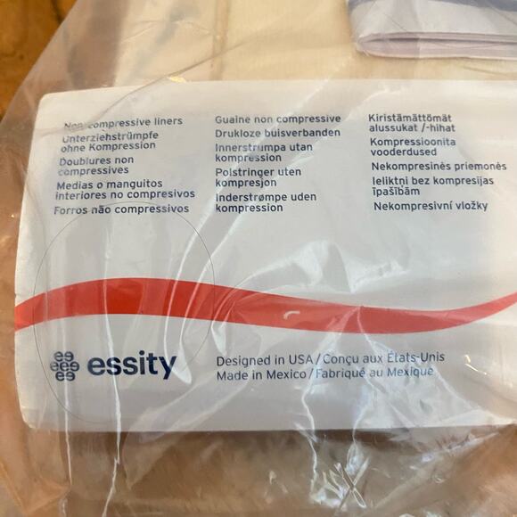 Jobst Farrowwrap Knee High Non Compressive Liner Lrg 76669-04 Soft Terry 3 Pack - Picture 8 of 8